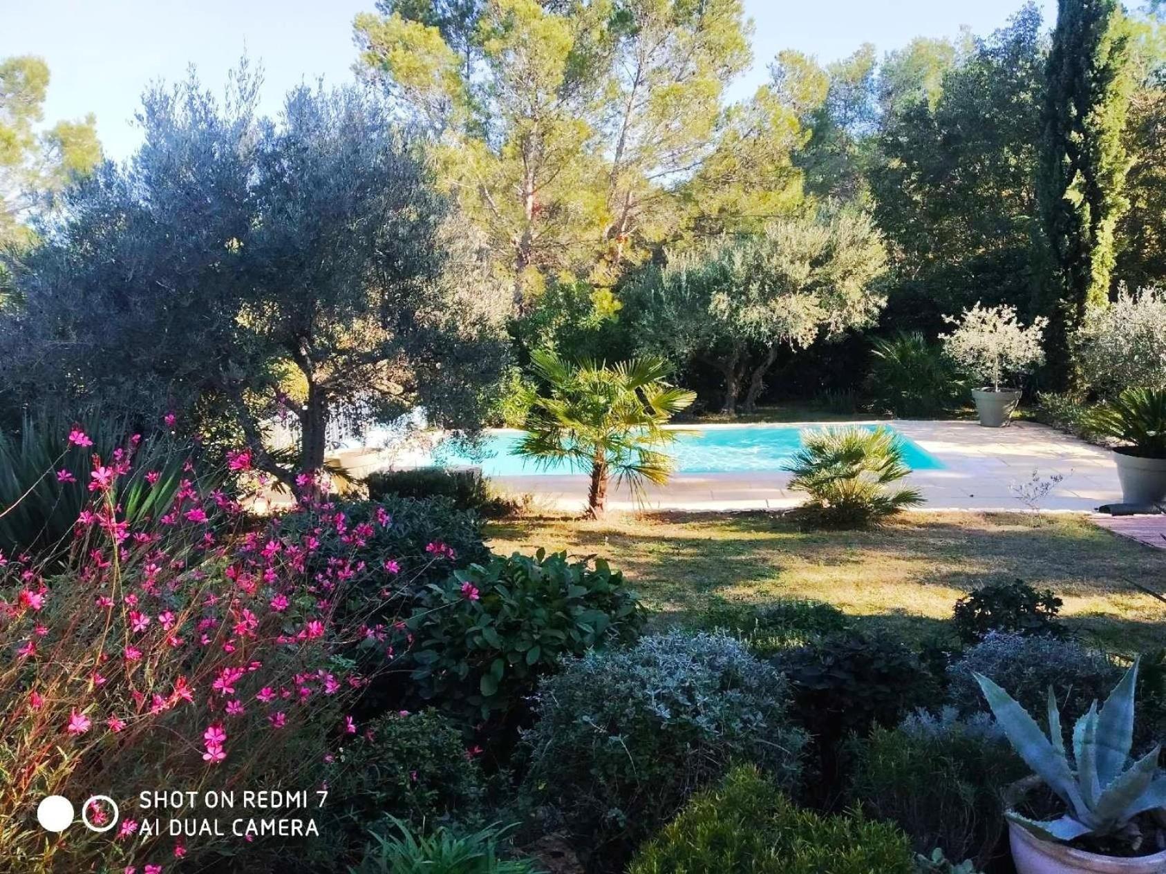 Proche Uzes Petit Gite Avec Grande Cuisine D'Ete Et Piscine Saint-Siffret Eksteriør billede